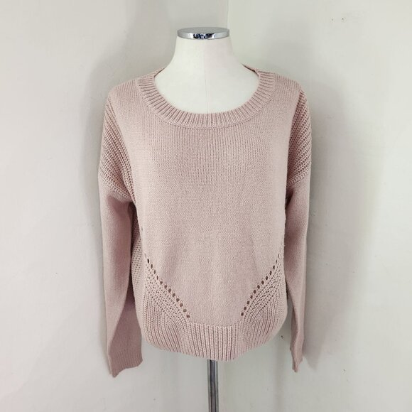 Aeropostale Pink Sweater Women's‎ Size Large - Picture 1 of 5